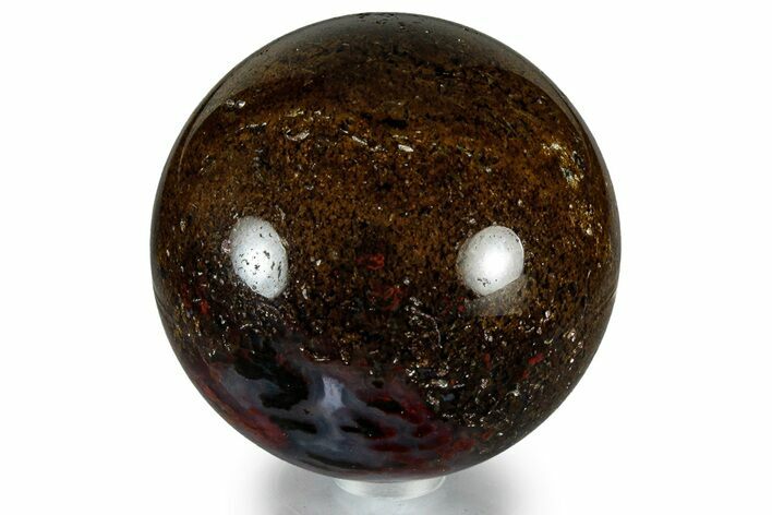 Polished Banded Agate Sphere - Kerrouchen, Morocco #309192